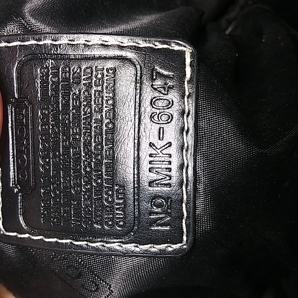 Coach Signature logo Canvas bag MIK-6047 - Picture 9 of 9